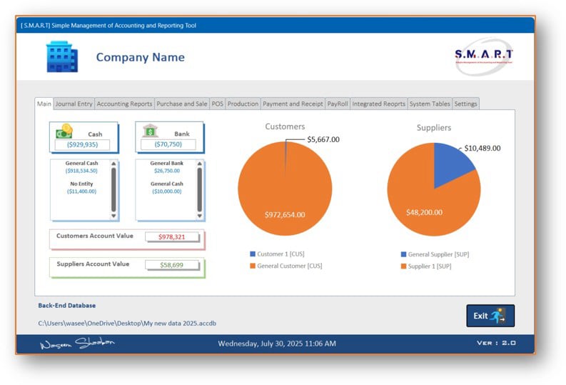 S.M.A.R.T Smart accounting software is a free to download Simple ...